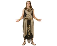 Role play-set for adult Egyptian Pharaoh (headscarf, robe, cape, belt, wristbands), size 56